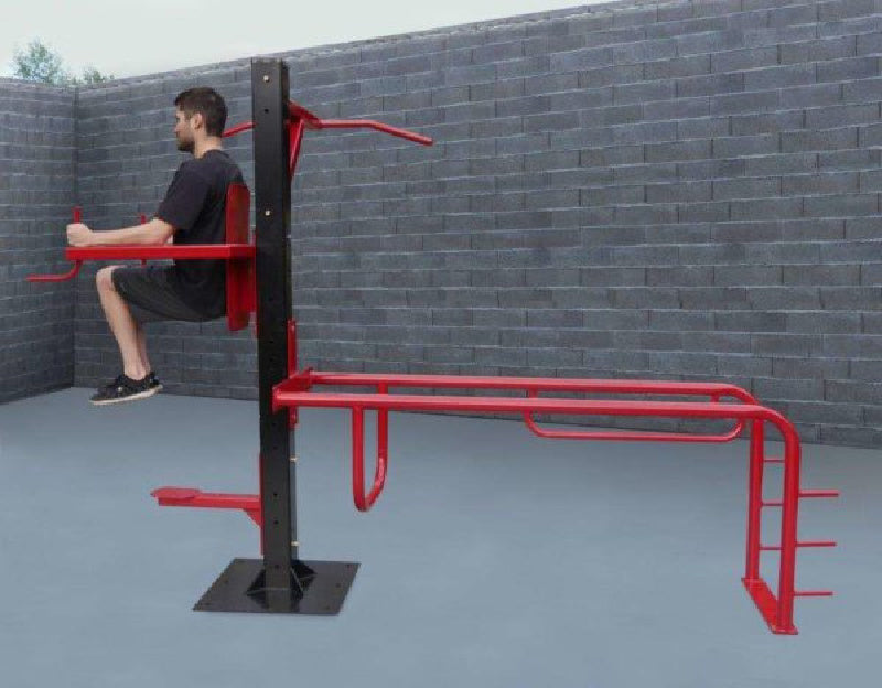 SuperMAX Individual Station (Vertical Knee Raise, Parallel Bars & Pull-Up)