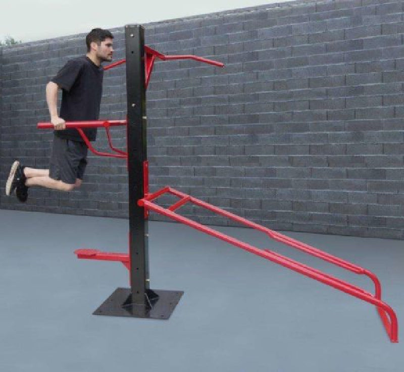 SuperMAX Individual Station (Triceps Dip, Decline Push-Up & Pull-Up)