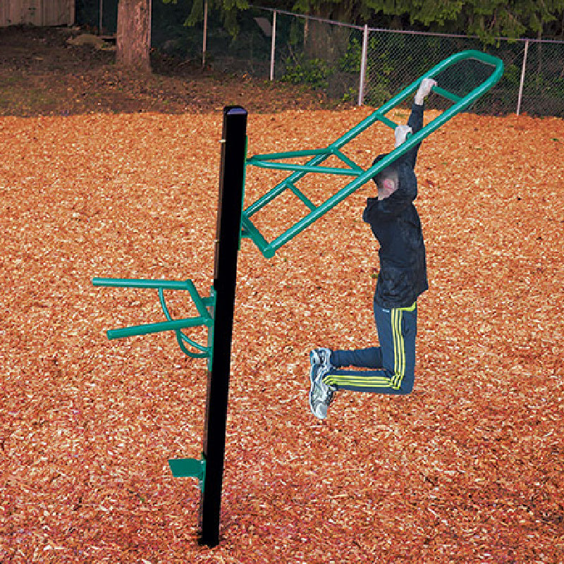 ExerTRAC Fitness Station FE-1339 – Outdoor Triceps Dip & Angled Ladder Fitness Station