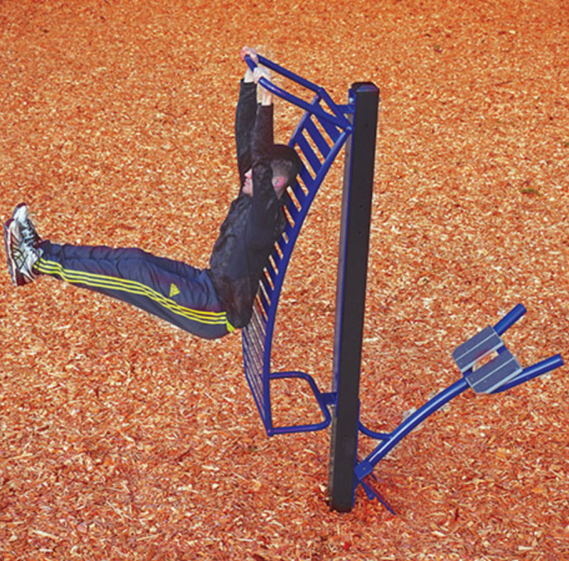 ExerTRAC Fitness Station FE-1340 – Outdoor Back Stretch & Back Extension