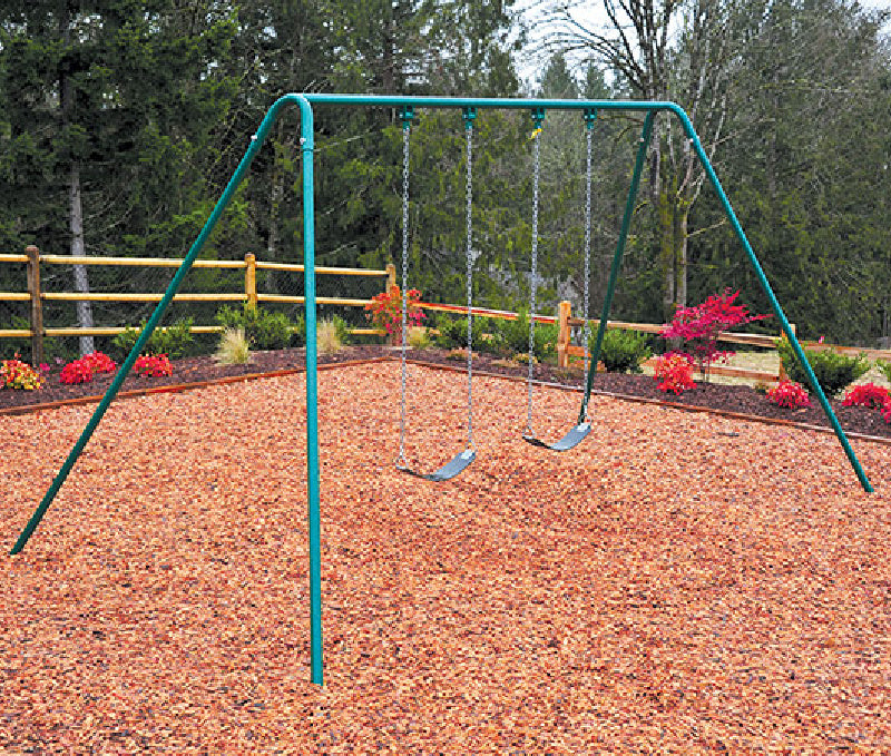 Pacific Outdoor A Frame Double Swing Set PE-2024