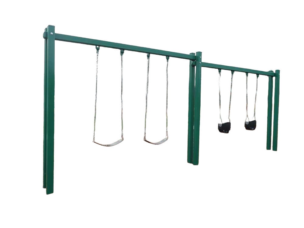 Pacific Outdoor Four Person Swing Set PE-2028