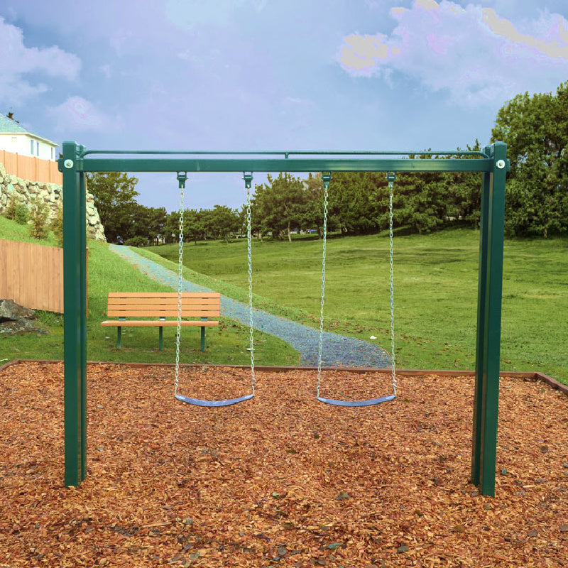 Pacific Outdoor Double Swing Set  PE-2030