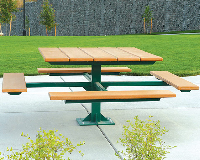 Pacific Outdoor Four-Sided Poly Table SE-5335