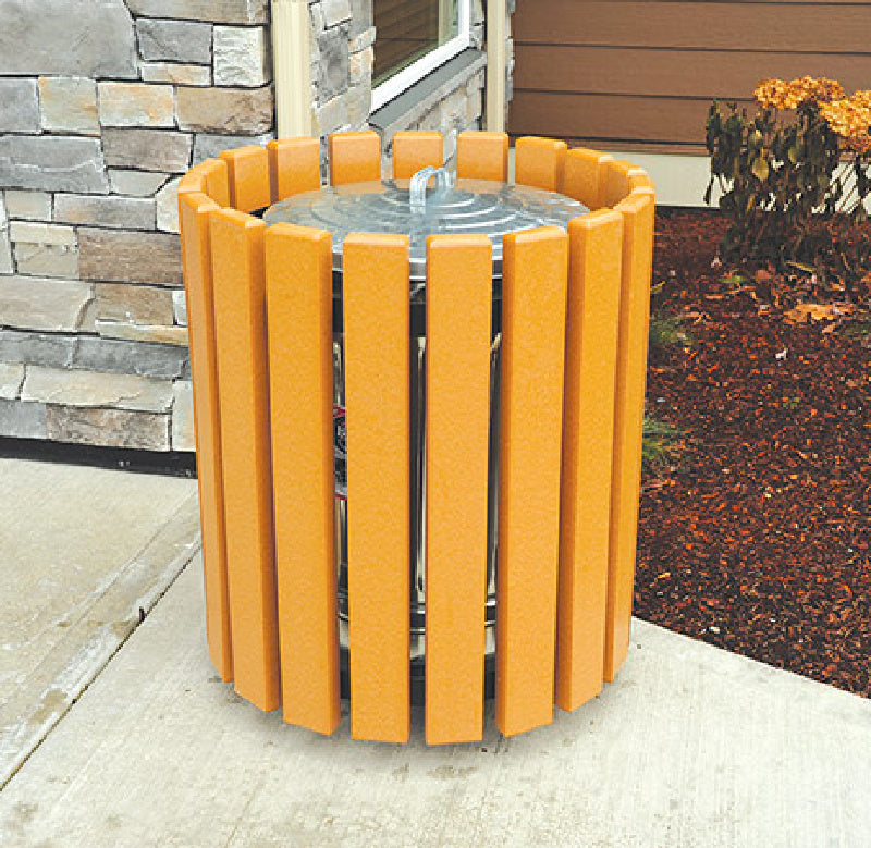 Pacific Outdoor Poly Trash Receptacle SE-5650