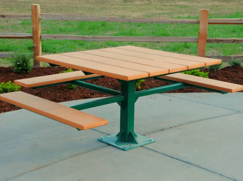 Pacific Outdoor Four-Sided Poly Table SE-5335
