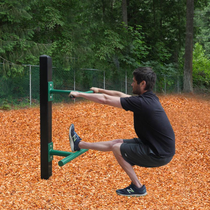 ExerTRAC Fitness Station FE-1334 – Outdoor Pistol Squat Fitness Station