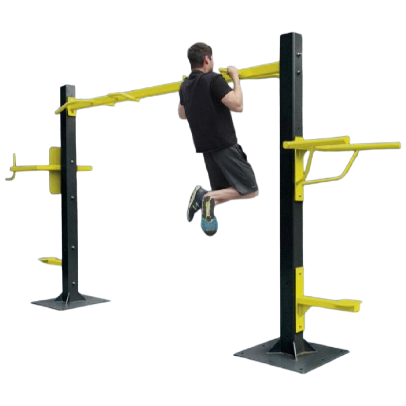 SuperMAX Individual Station (2-Person Pull up, Vertical Knee Raise & Triceps Dip)