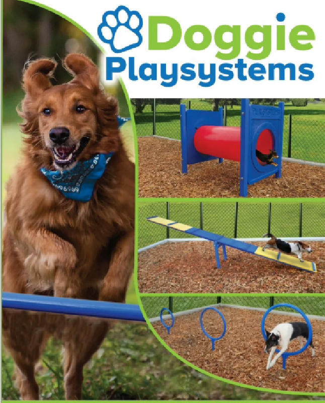 Commercial Dog Park Jump Bar with Adjustable Heights – DE-3085 Doggie Playsystems