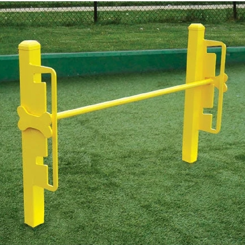Commercial Dog Park Jump Bar with Adjustable Heights – DE-3085 Doggie Playsystems