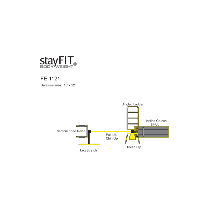 StayFIT Model 1121 (Outdoor Fitness Station #18)