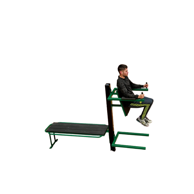 ExerTRAC Fitness Station FE-1327 – Flat Bench / Vertical Knee Raise