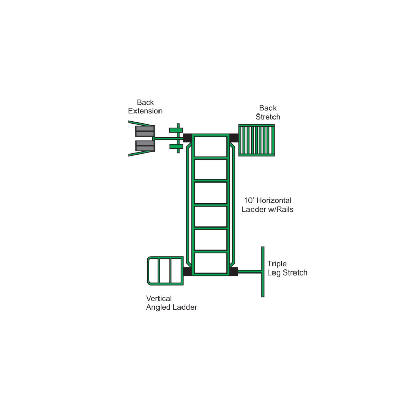 StayFIT Model 1108 (Outdoor Fitness Multi-Station #6)