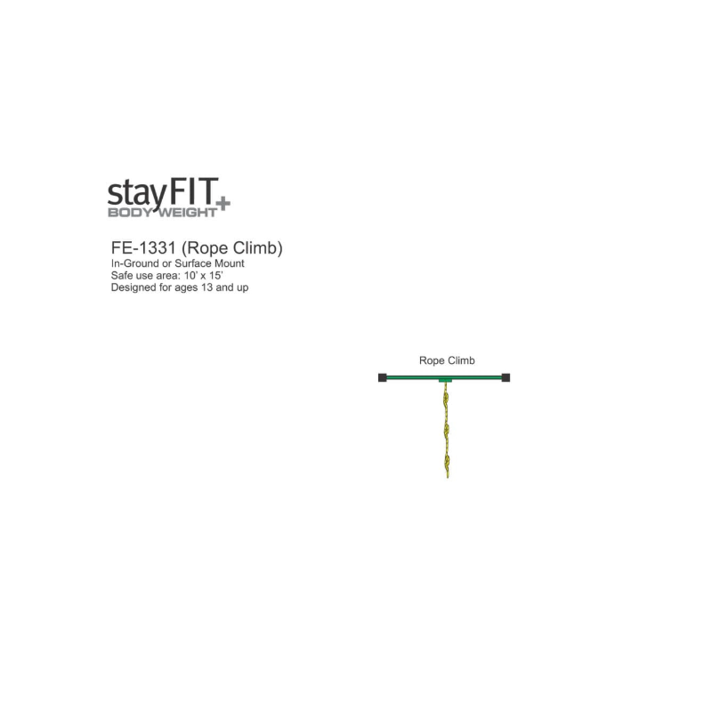 ExerTRAC Fitness Station FE-1331 – Rope Climb