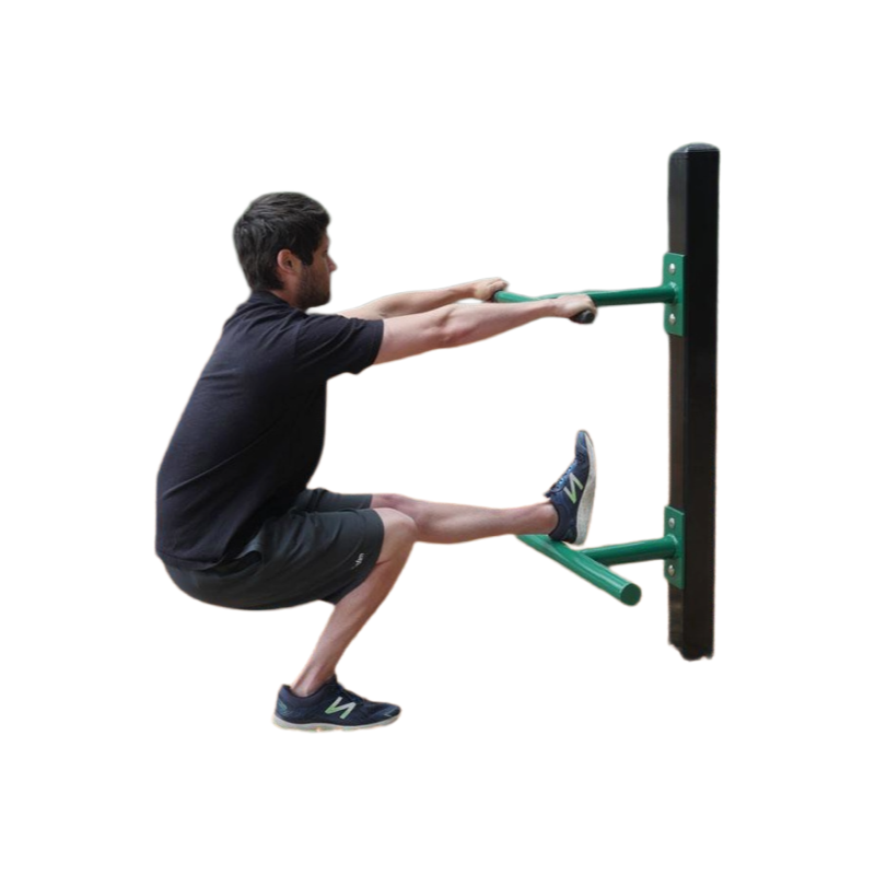 ExerTRAC Fitness Station FE-1334 – Outdoor Pistol Squat Fitness Station