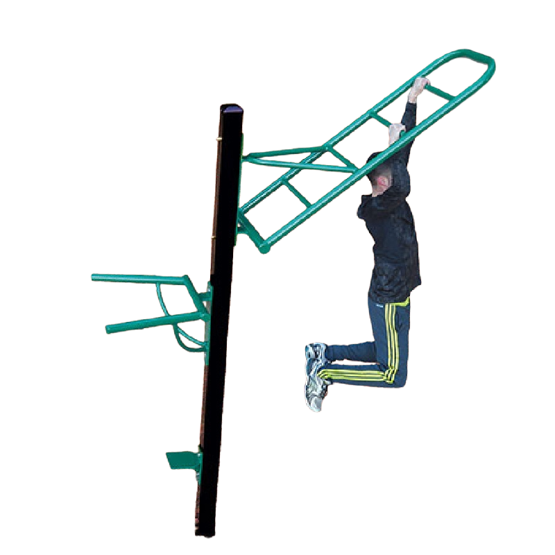 ExerTRAC Fitness Station FE-1339 – Outdoor Triceps Dip & Angled Ladder Fitness Station