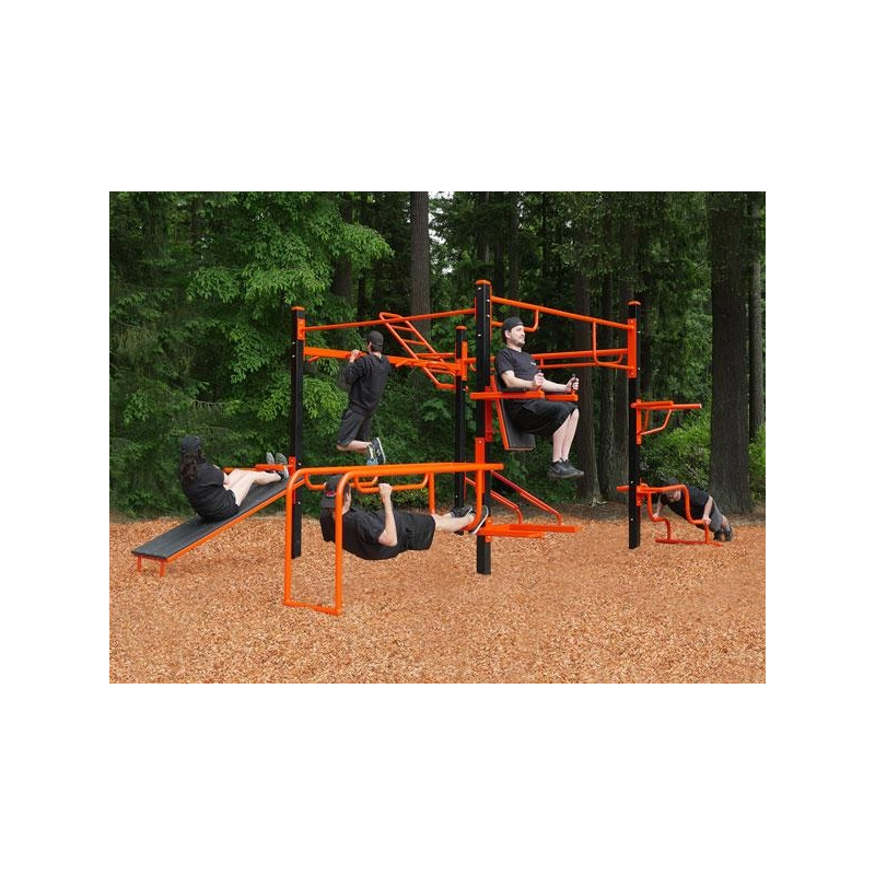 StayFIT Model 1110 (Outdoor Fitness Multi-Station #8)