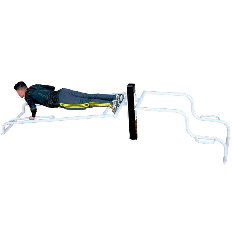 ExerTRAC Fitness Station FE-1345 – Outdoor Decline Push Up & Push-Up/Triceps Dip
