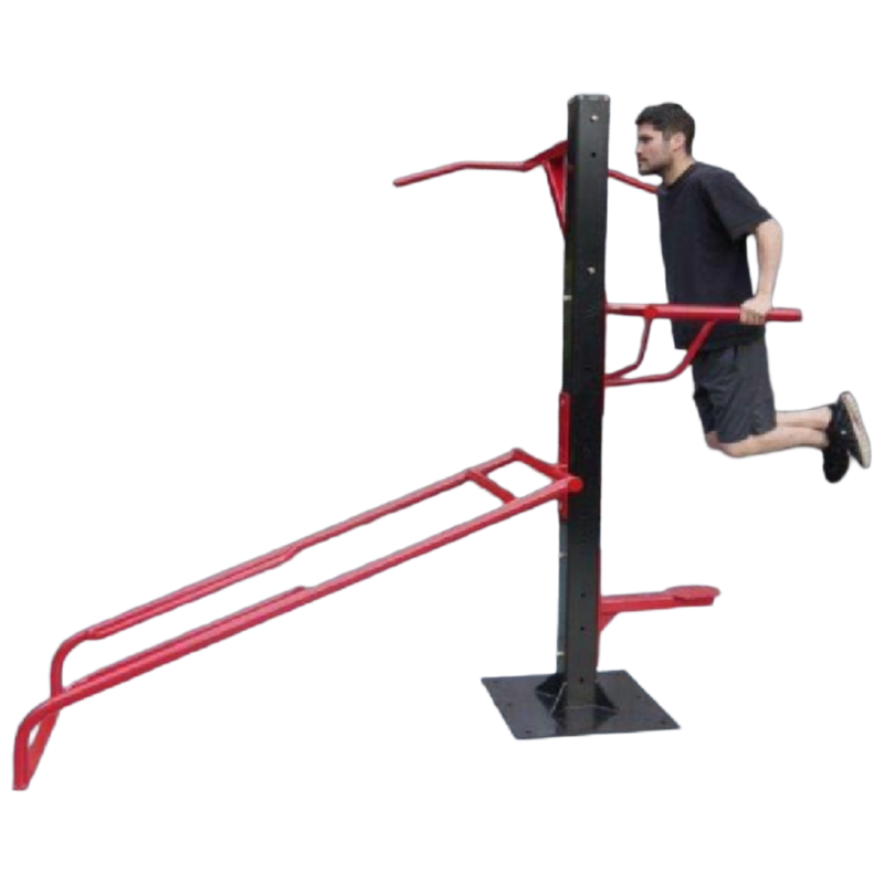 SuperMAX Individual Station (Triceps Dip, Decline Push-Up & Pull-Up)