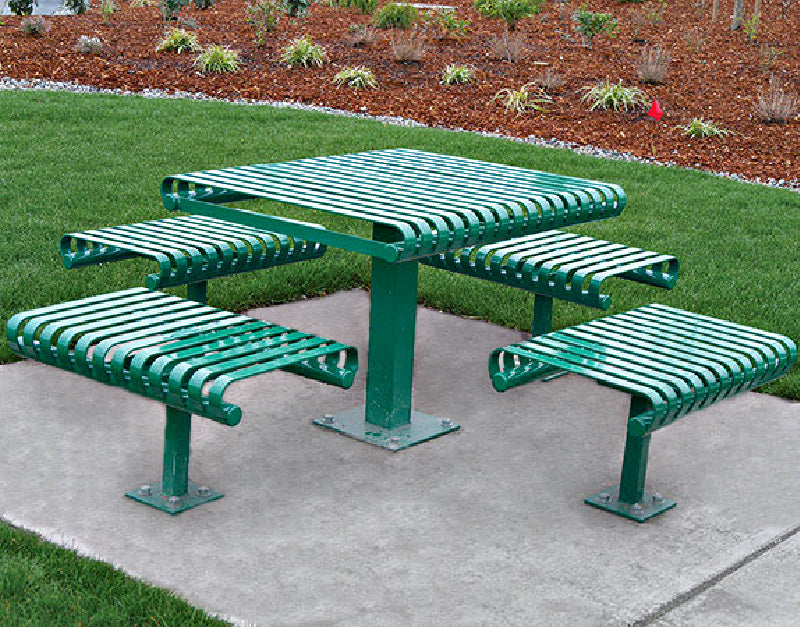 Pacific Outdoor SE-5320 Steel Four-Sided Table