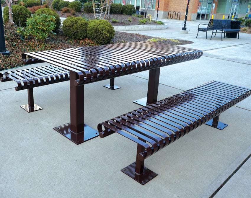 Pacific Outdoor SE-5325 6ft Steel Table