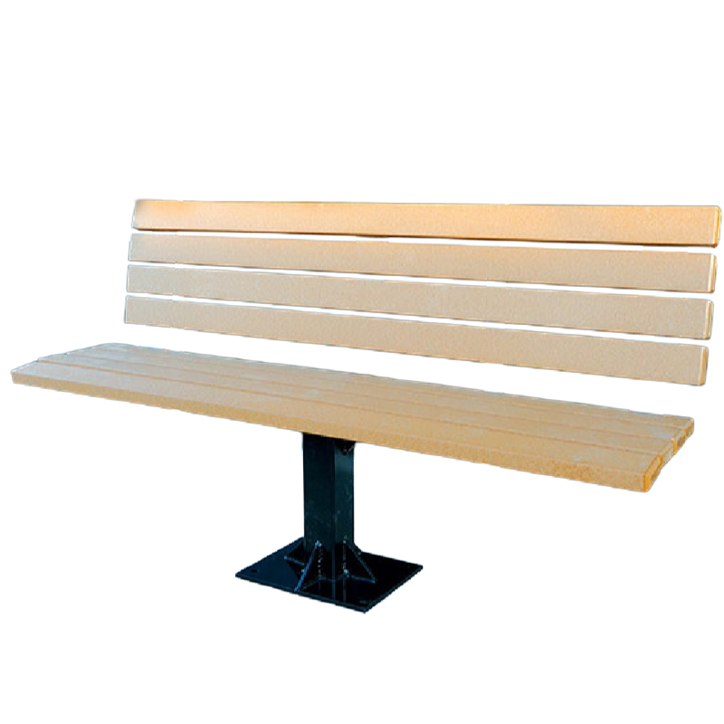 Pacific Outdoor 4ft or 6ft Poly Bench w/o Arms SE-5155